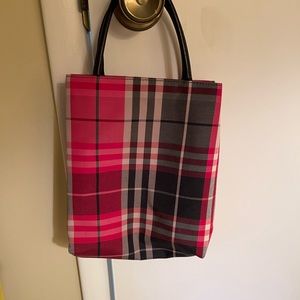 Small Burberry top handle bag